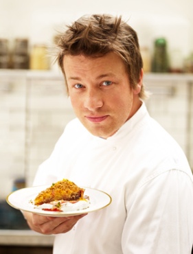 Jamie Oliver, not only because he can cook, but he's FUN too