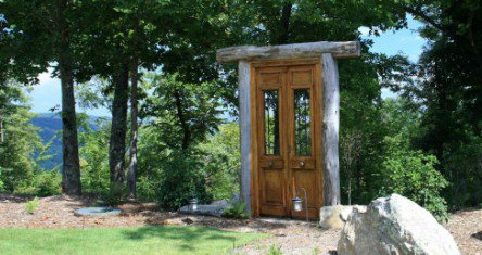 magical outdoor door
